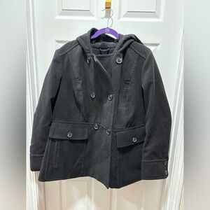 Women’s a.n.a. Black Peacoat Size 2X